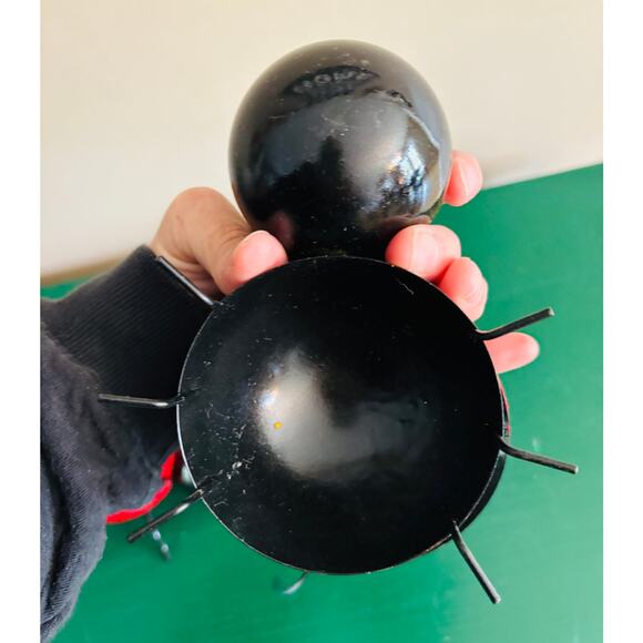 Set of 2 Metal Handmade Outdoor Hanging Ladybugs - Picture 7 of 9